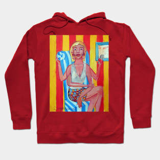 Series of paintings, woman's head Hoodie